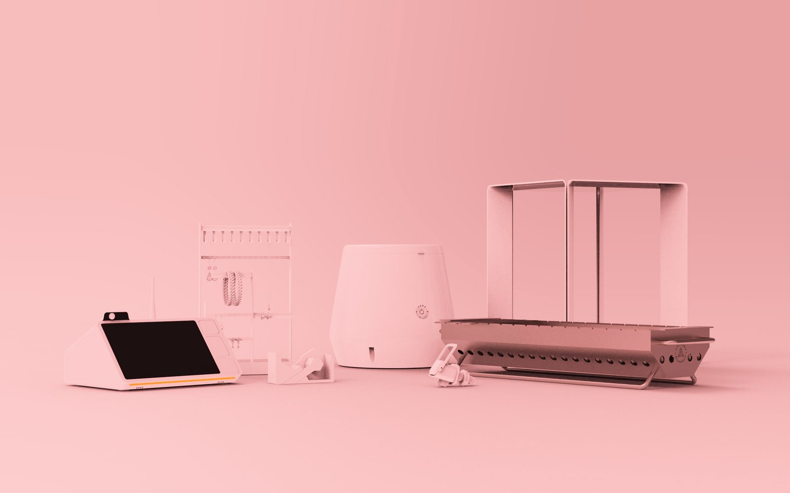Coffer Studios finished product lineup, colour and material detail